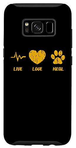 Galaxy S8 Live Love Heal - Veterinarian - Cute Vet Tech Heart Gift Case