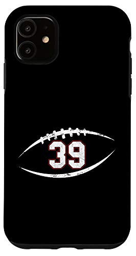 iPhone 11 39 Number Vintage Football Player 39 Lucky Number Birthday Case