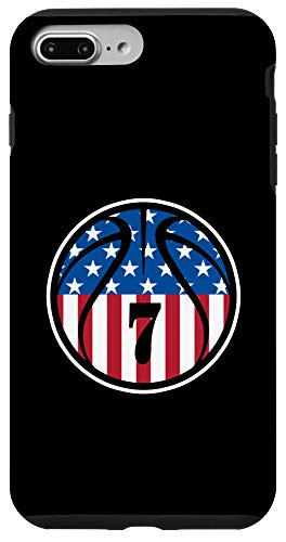 iPhone 7 Plus8 Plus 7 Basketball Number 7 Jersey USA American Flag Case