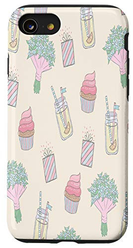 iPhone SE 2020  7  8 Cupcakes Flowers Gifts Party Patterns Case