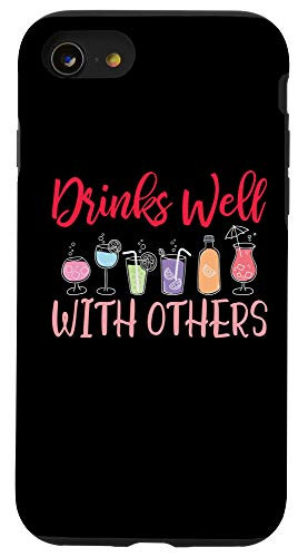 iPhone SE 2020  7  8 Funny Wine Lover Humor Gift Drinks Well Sayings Party Case