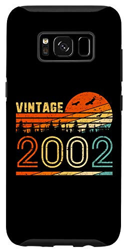 Galaxy S8 Vintage 2002 Retro 18th Birthday Gift Fun B-day 18 Years Old Case