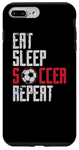 iPhone 7 Plus8 Plus Eat Sleep Soccer Repeat Team Athlete Case