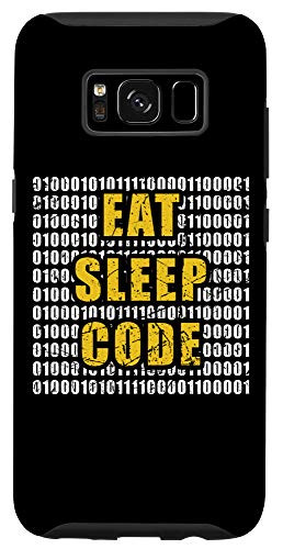Galaxy S8 Eat Sleep Code - Computer Geek Programmer Gifts Case