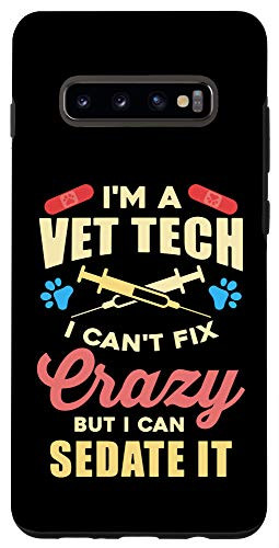 Galaxy S10 Funny Im a Vet Tech Gifts For Veterinarian Case