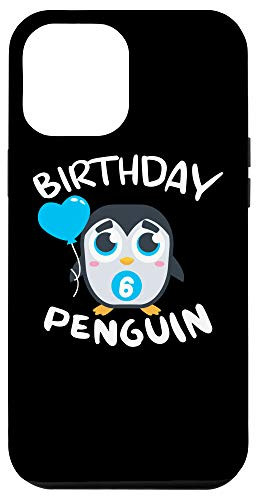 iPhone 12 Pro Max Funny 6th Birthday Penguin 6 Year Old Bird Lover Kids Gift Case