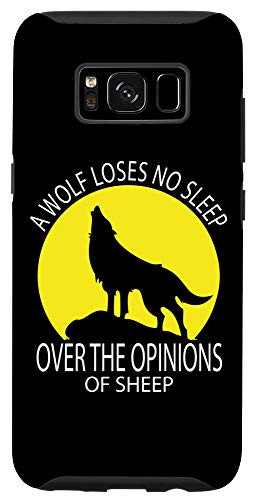 Galaxy S8 Wolf Loses No Sleep Over Opinions Of Sheep Howling At Moon Case