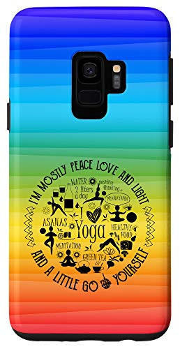 Galaxy S9 im mostly peace love and light and a little go f yourself Case