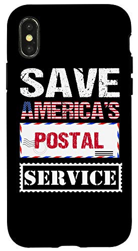 iPhone XXS Postal Worker Gifts Save Americas Postal Service Post Office Case