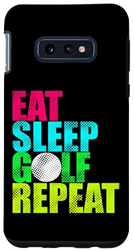 Galaxy S10e Eat Sleep Golf Funny Golfer Case