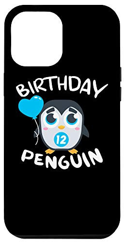 iPhone 12 Pro Max Funny 12th Birthday Penguin 12 Year Old Bird Lover Kids Gift Case