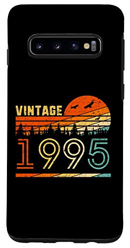 Galaxy S10 Vintage 1995 Retro 25th Birthday Gift Fun B-day 25 Years Old Case