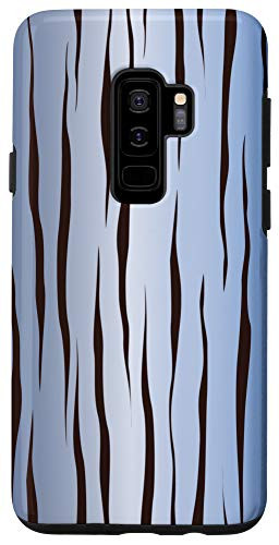Galaxy S9 Animal Print - Blue Steel Gradient Black Zebra Case
