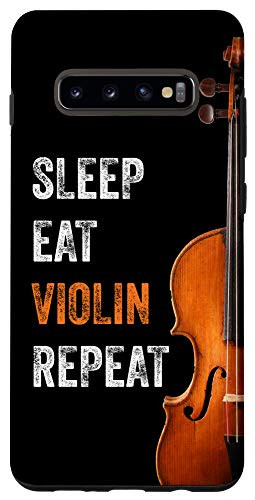 Galaxy S10 Eat Sleep Violin Repeat Violin Phone Case Gift Case