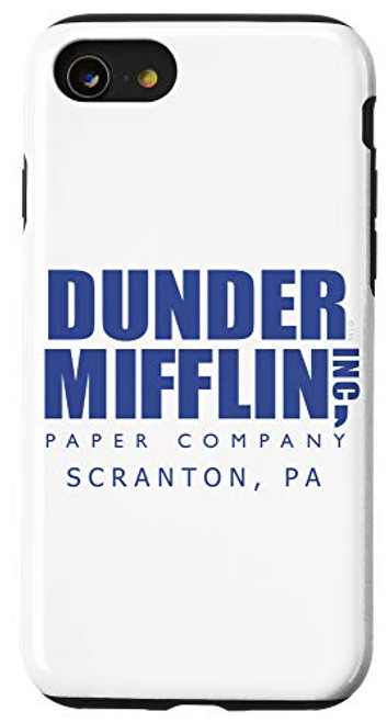 iPhone SE 2020 7 8 The Office Blue Dunder Mifflin Scranton PA Case iPhone SE 2020 7 8 The Office Blue Dunder Mifflin Scranton PA Case