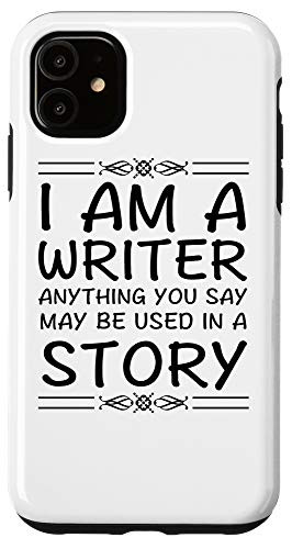 iPhone 11 Funny Writing Gift For Women  Cute Playwrights Writer Men Case
