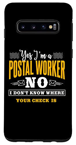Galaxy S10 Postal Worker Gifts Funny Mail Carrier Mailman Post Office Case