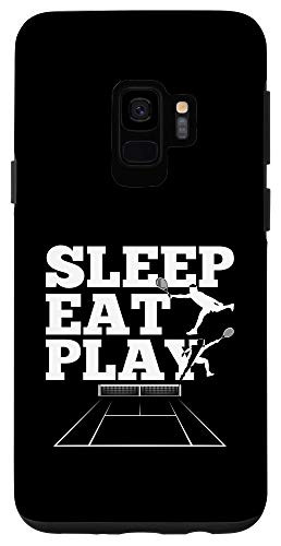Galaxy S9 Sleep Eat Play Tennis Court Fan Player Birthday Case
