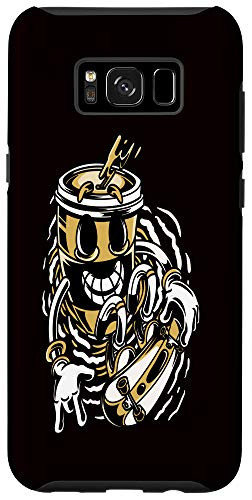 Galaxy S8 Skateboarding Coffee Cup Lover Skating Funny Skater Gift Case
