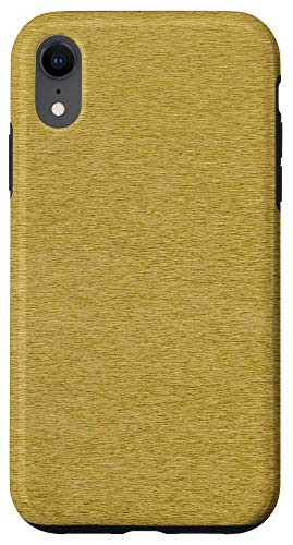 iPhone XR Yellow Metal Pattern Scratches Retro Vintage Classic Case