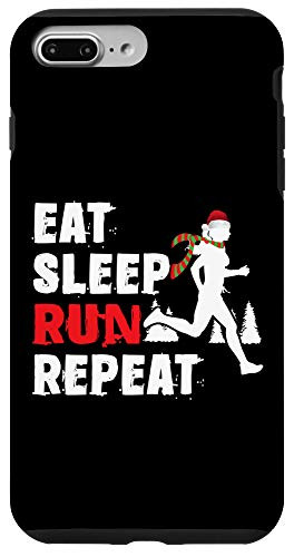 iPhone 7 Plus8 Plus Eat Sleep Run Repeat Christmas Run Gift Running Case
