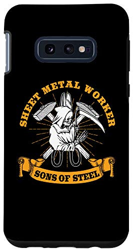 Galaxy S10e Sheet Metal Worker Gifts Funny Sons Of Steel Case