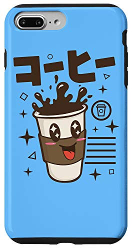 iPhone 7 Plus8 Plus Kawaii Japanese writing anime cartoon character Coffee Case