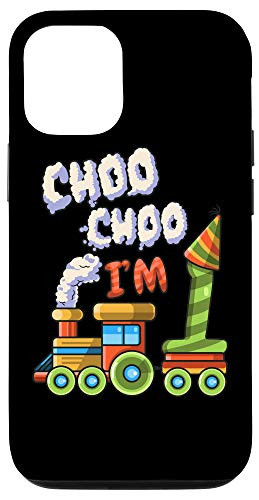 iPhone 1212 Pro Choo Choo Im 1 Year Old Cargo Train Kids 1st One Birthday Case