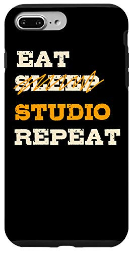 iPhone 7 Plus8 Plus Eat Sleep Studio Repeat  Funny Architect Design Studio Case