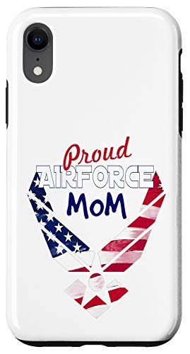iPhone XR U_S_ Air Force Proud Mom USAF Original Gift Case