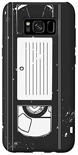 Galaxy S8 Retro Vintage VHS Cassette Tape Classic Distressed Grunge Case