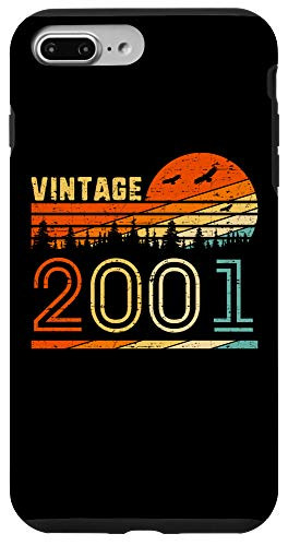 iPhone 7 Plus8 Plus Vintage 2001 Retro 19th Birthday Gift Fun B-day 19 Years Old Case