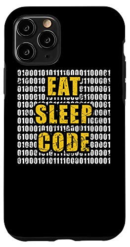 iPhone 11 Pro Eat Sleep Code - Computer Geek Programmer Gifts Case