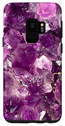 Galaxy S9 Purple Sparkly Pretty Classic Trendy Lovely Gift Case