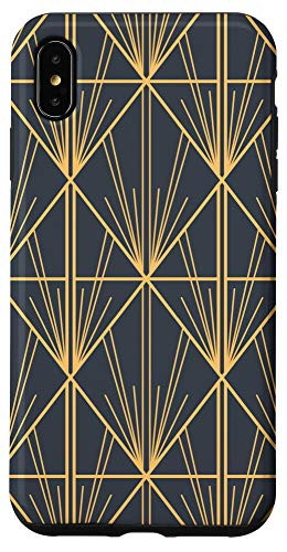 iPhone XS Max Classic Art Deco Vintage Hollywood Starburst Phone Case