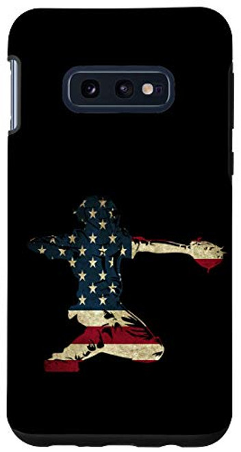 Galaxy S10e Baseball Catchers Gear USA American Flag Baseballin Sports Case Galaxy S10e Baseball Catchers Gear USA American Flag Baseballin Sports Case