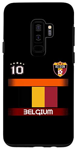 Galaxy S9 Belgium Soccer design with Belgium Shield and number 10 Case