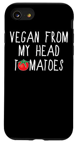 iPhone SE 2020  7  8 Funny Vegan From My Head Tomatoes Case