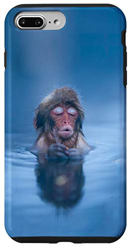 iPhone 7 Plus8 Plus Cute Monkey Tiny Monkey Lover Relaxing Ape Monkey Head Case