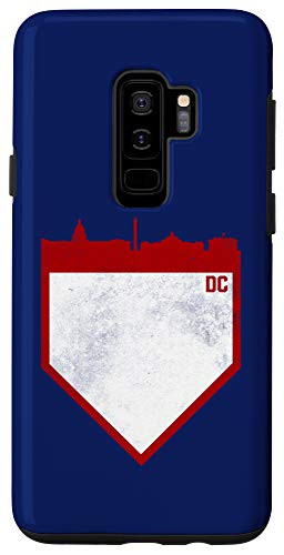 Galaxy S9 Retro Washington Baseball Home Plate Skyline Case