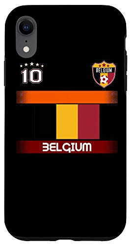 iPhone XR Belgium Soccer design with Belgium Shield and number 10 Case