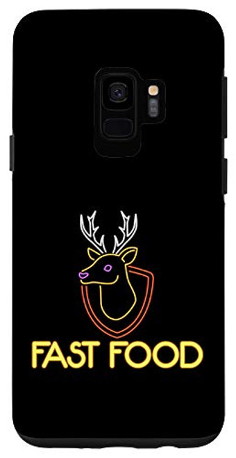 Galaxy S9 Funny Bow Hunting Gear Fast Food Retro Deer Archery Gift Case