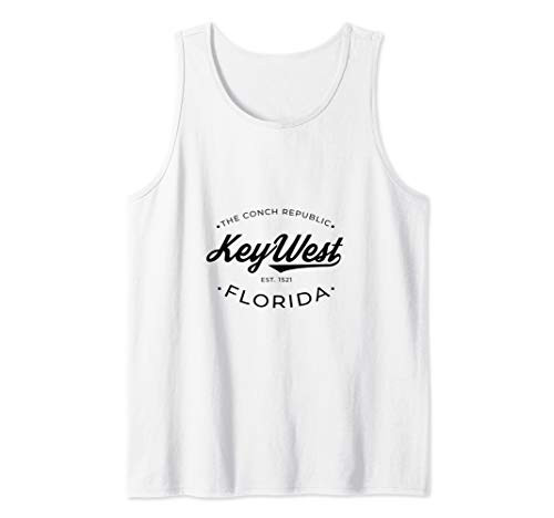 Key West Florida The Conch Republic Seal Tank Top
