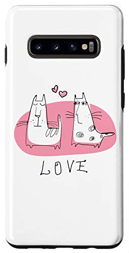 Galaxy S10 Love Cats Picture - Cat Mom Kitten Lovers - Owner Funny Gift Case