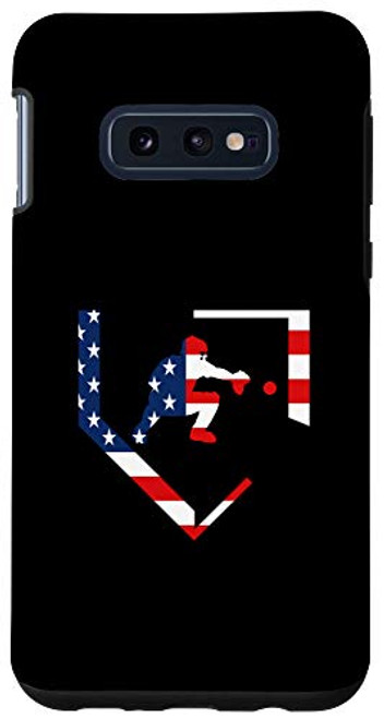 Galaxy S10e American Flag Graphic Baseball Catcher Gear Baseballin Gift Case Galaxy S10e American Flag Graphic Baseball Catcher Gear Baseballin Gift Case