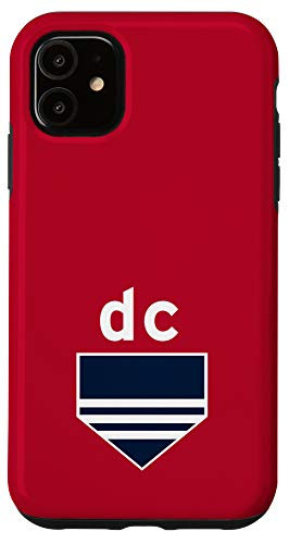 iPhone 11 Washington Baseball Simple Minimal Home Plate Streetwear Case