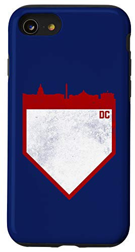 iPhone SE 2020  7  8 Retro Washington Baseball Home Plate Skyline Case