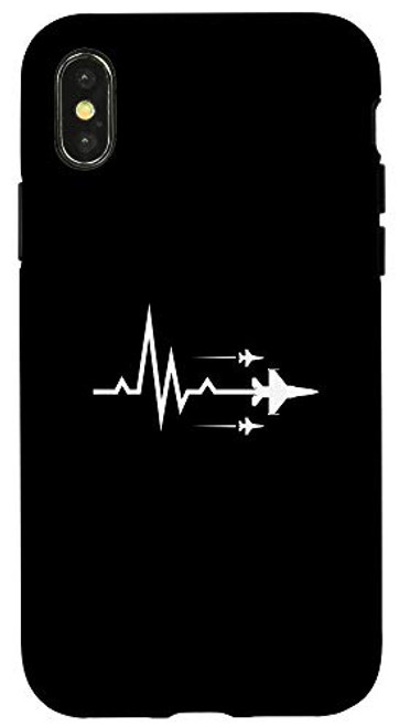 iPhone XXS Military Fighter Jet Aircraft Heartbeat Funny Gift Case iPhone XXS Military Fighter Jet Aircraft Heartbeat Funny Gift Case