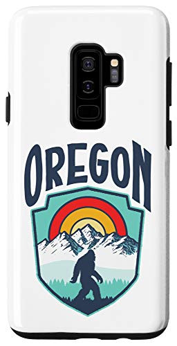 Galaxy S9 Oregon Vintage Sasquatch Outdoor Badge Bigfoot   Mountains Case
