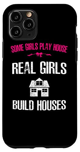 iPhone 11 Pro Girls Womans Builder Construction Worker Design Case